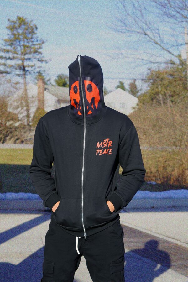 "Face The Master" Hoodie (Black/Red) 1