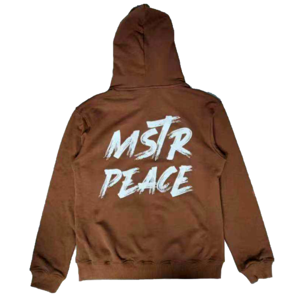 "Face The Master" Hoodie (Brown) 2